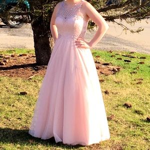 PINK PROM DRESS